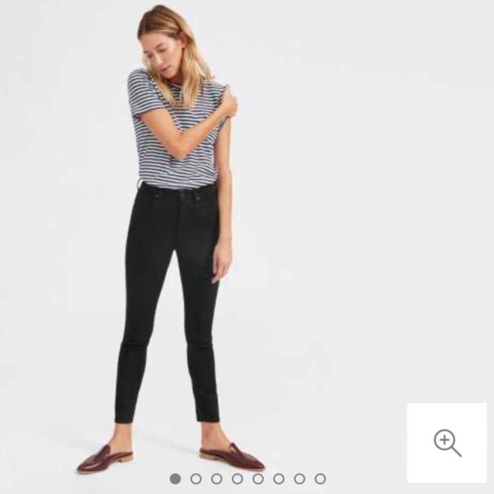 Everlane High-Rise Skinny Jean - Black